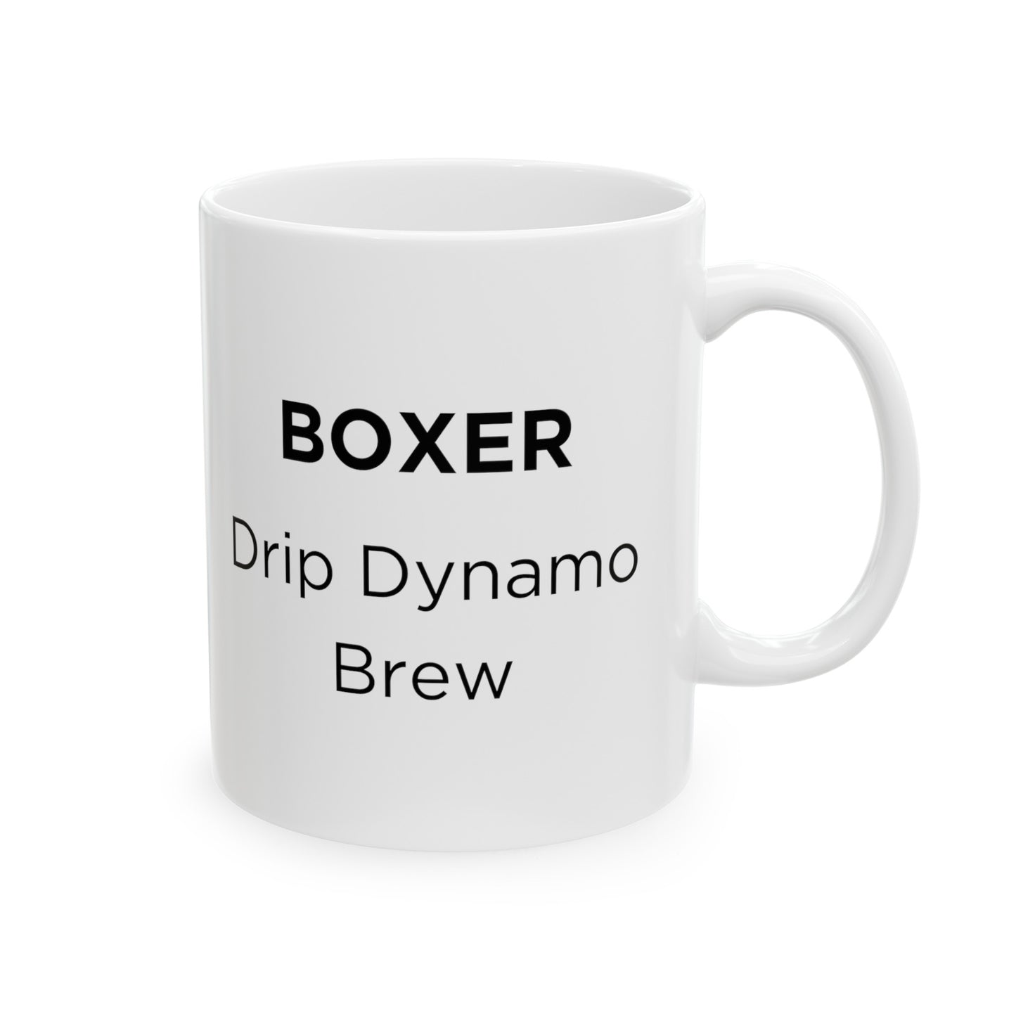 Boxer -Drip Coffee- "Drip Dynamo Brew" Ceramic Mug (11oz, 15oz)