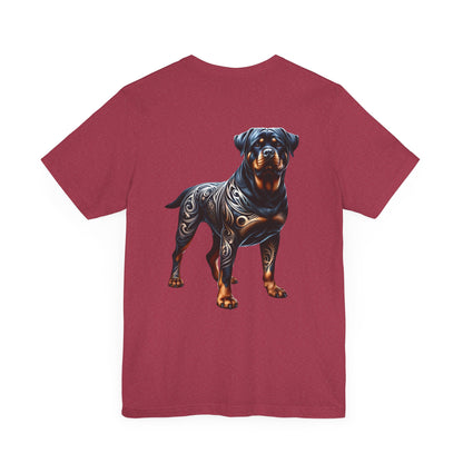 Rottweiler Unisex Jersey Short Sleeve Tee - Right profile