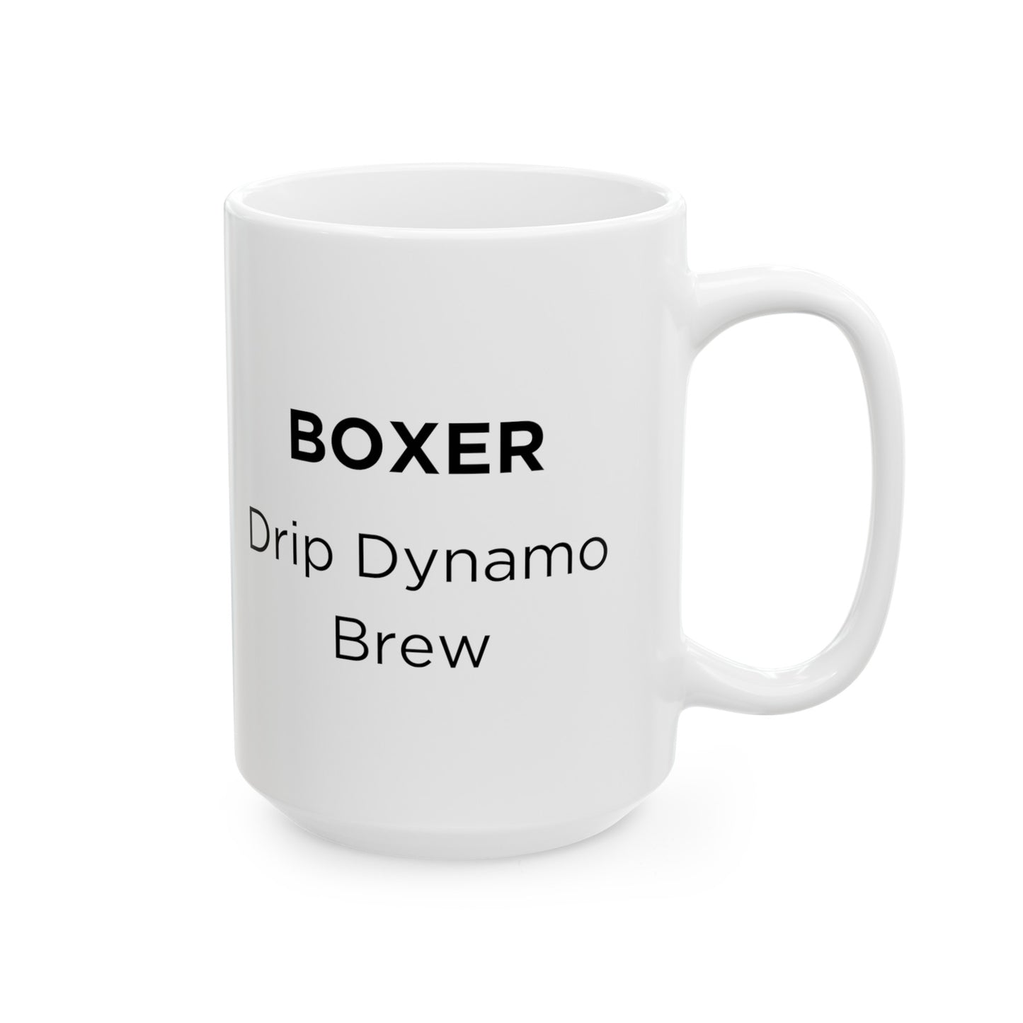 Boxer -Drip Coffee- "Drip Dynamo Brew" Ceramic Mug (11oz, 15oz)