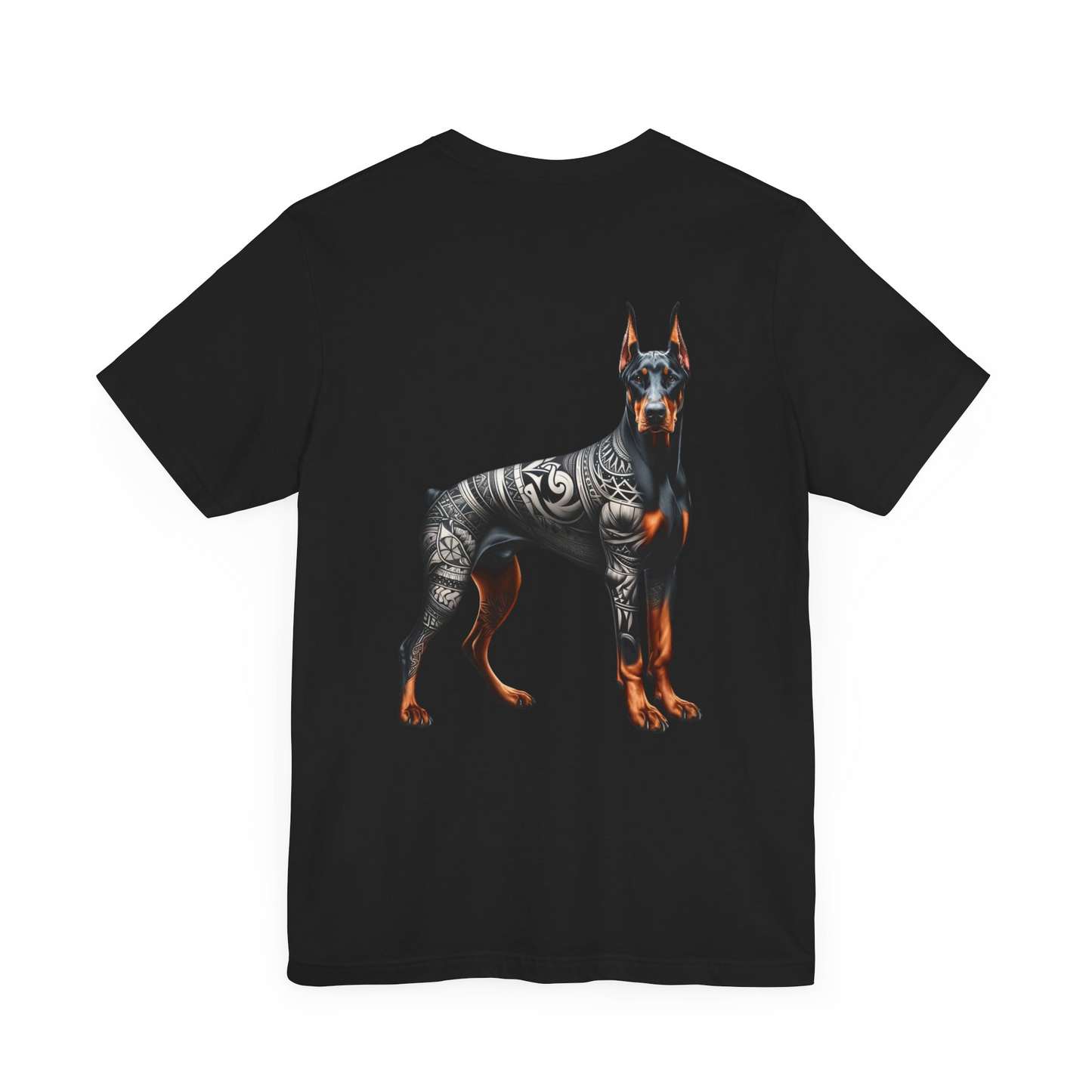 Doberman Unisex Jersey Short Sleeve Tee - Right profile