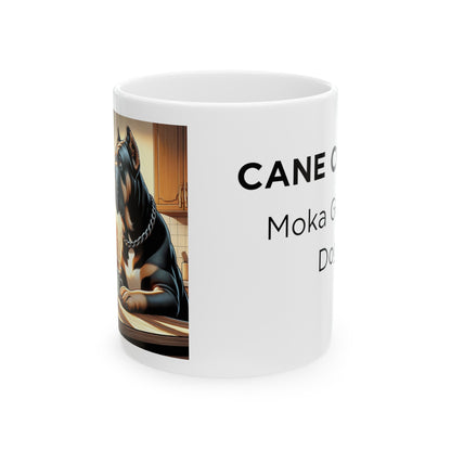 Cane Corso -Moka Pot- Ceramic Mug (11oz, 15oz)