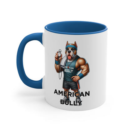 American Bully "Caffeinate, then Dominate!" Ceramic Mug (11oz, 15oz)