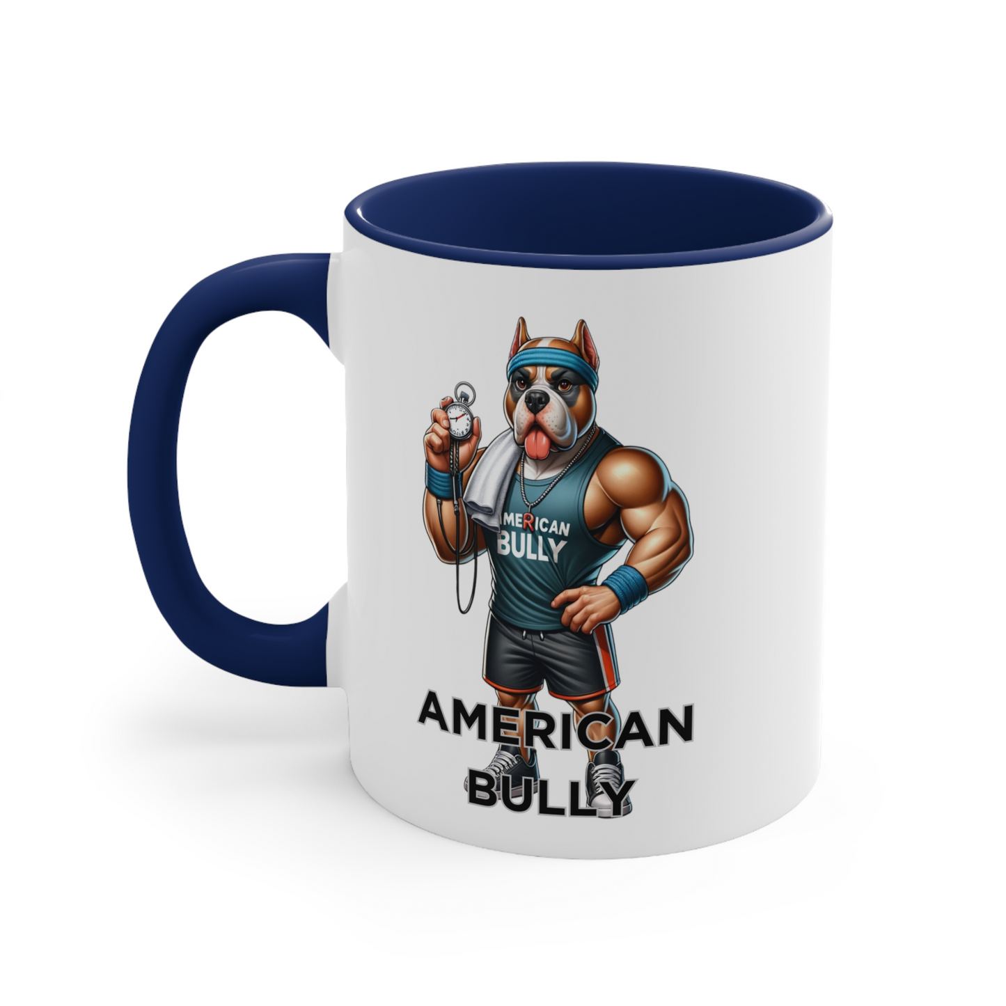 American Bully "Caffeinate, then Dominate!" Ceramic Mug (11oz, 15oz)