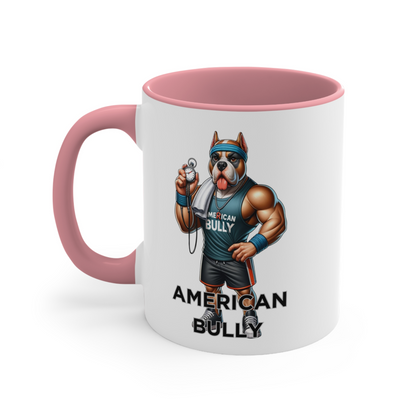 American Bully "Caffeinate, then Dominate!" Ceramic Mug (11oz, 15oz)