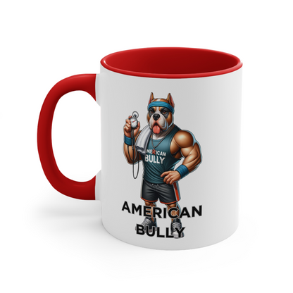 American Bully "Caffeinate, then Dominate!" Ceramic Mug (11oz, 15oz)