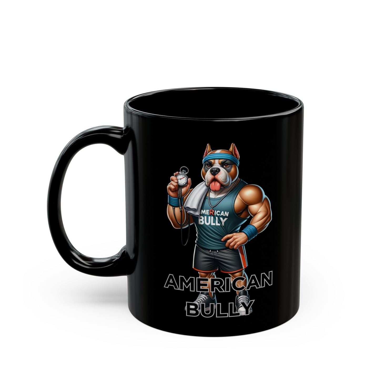 American Bully "Caffeinate, then Dominate!" Ceramic Mug (11oz, 15oz)