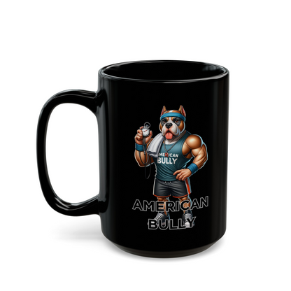 American Bully "Caffeinate, then Dominate!" Ceramic Mug (11oz, 15oz)