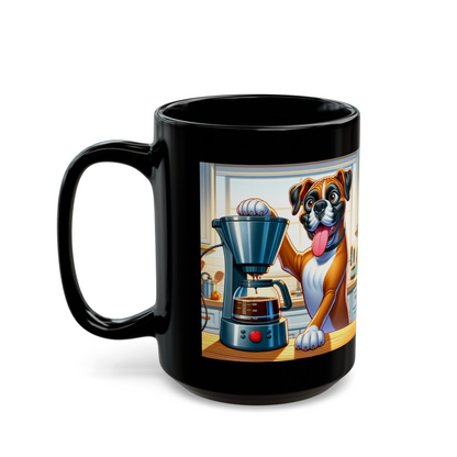 Boxer -Drip Coffee- "Drip Dynamo Brew" Ceramic Mug (11oz, 15oz)