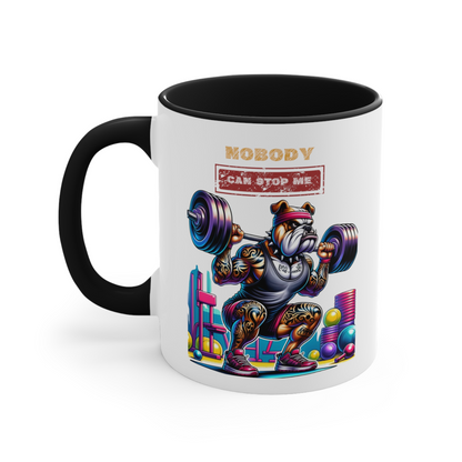 Bulldog "Nobody Can Stop Me" Ceramic Mug (11oz, 15oz)