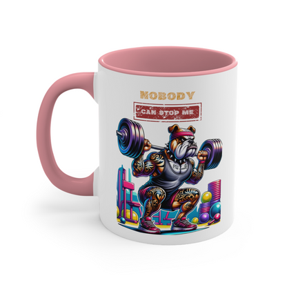 Bulldog "Nobody Can Stop Me" Ceramic Mug (11oz, 15oz)