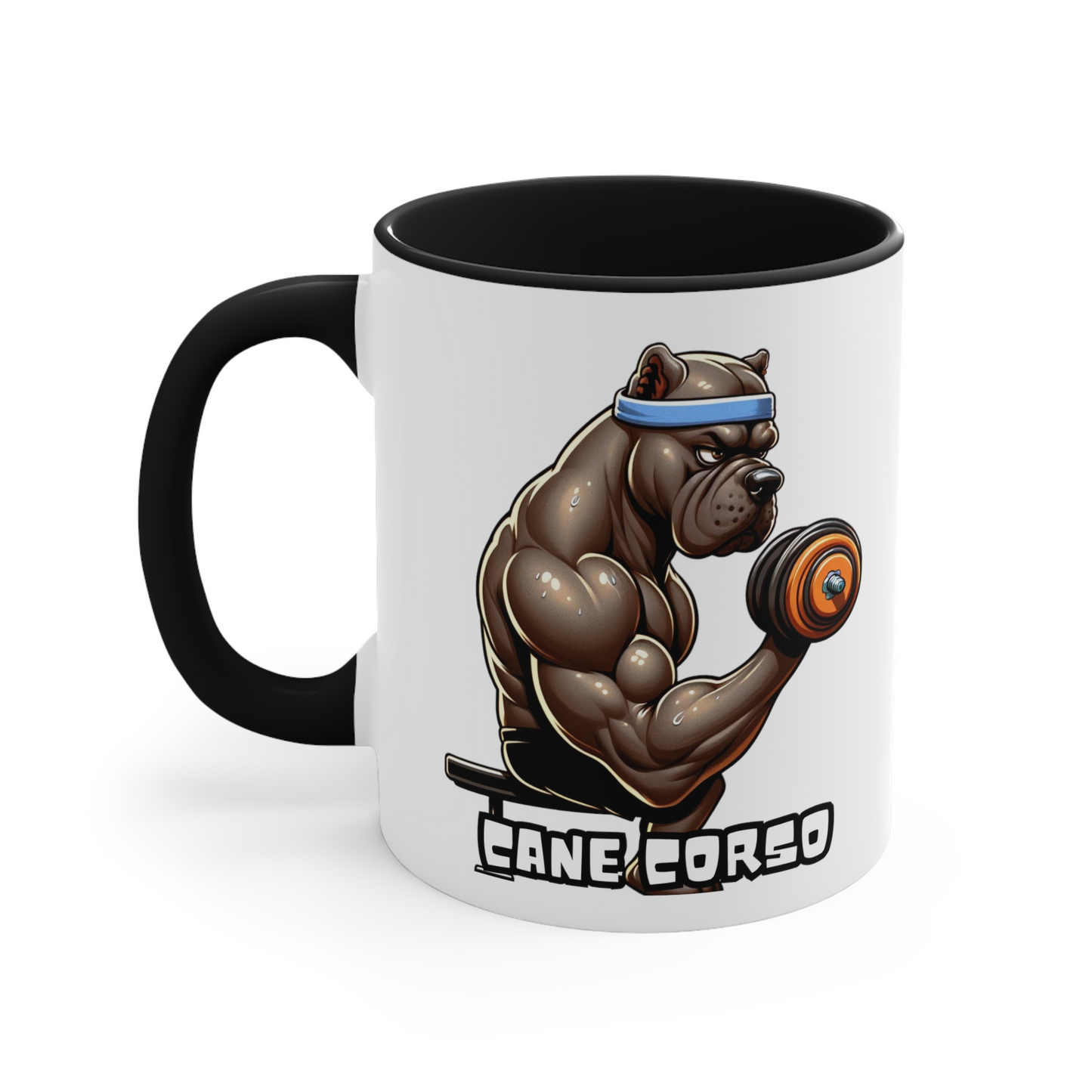 Cane Corso -Biceps Workout- Ceramic Mug, (11oz, 15oz)