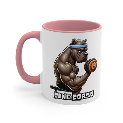 Cane Corso -Biceps Workout- Ceramic Mug, (11oz, 15oz)