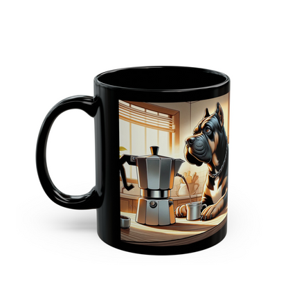 Cane Corso -Moka Pot- Ceramic Mug (11oz, 15oz)