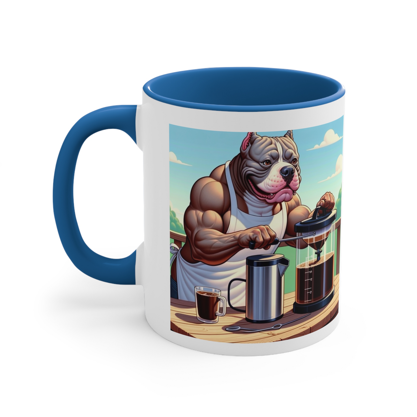 American Bully -Cold Press Coffee-"Chilled Strength Brew" Ceramic Mug (11oz, 15oz)