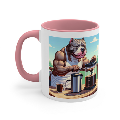 American Bully -Cold Press Coffee-"Chilled Strength Brew" Ceramic Mug (11oz, 15oz)