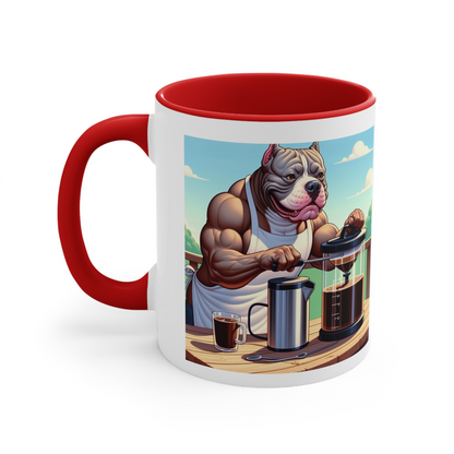 American Bully -Cold Press Coffee-"Chilled Strength Brew" Ceramic Mug (11oz, 15oz)