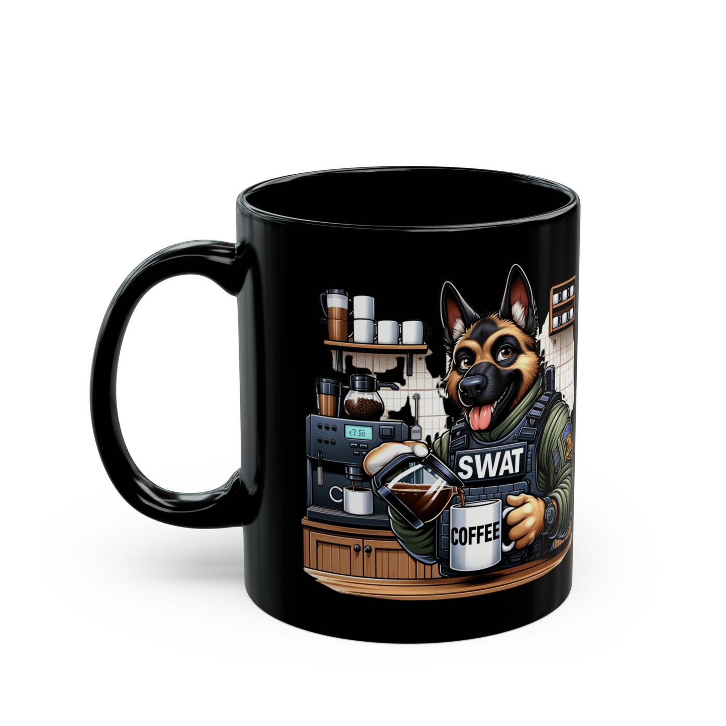 K9 SWAT "Special Woofs And Tactics" Ceramic Mug (11oz, 15oz)