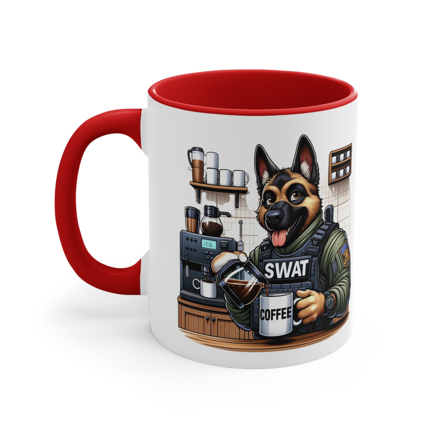 K9 SWAT "Special Woofs And Tactics" Ceramic Mug (11oz, 15oz)