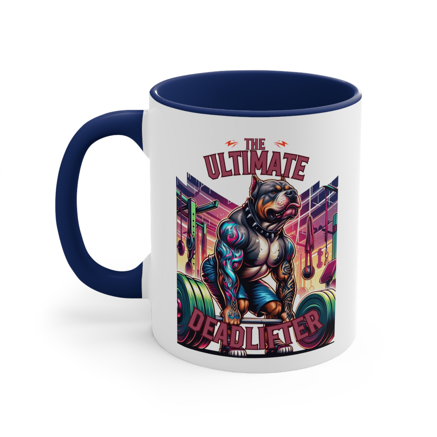 Rottweiler "The Ultimate Deadlifter" Ceramic Mug, (11oz, 15oz)