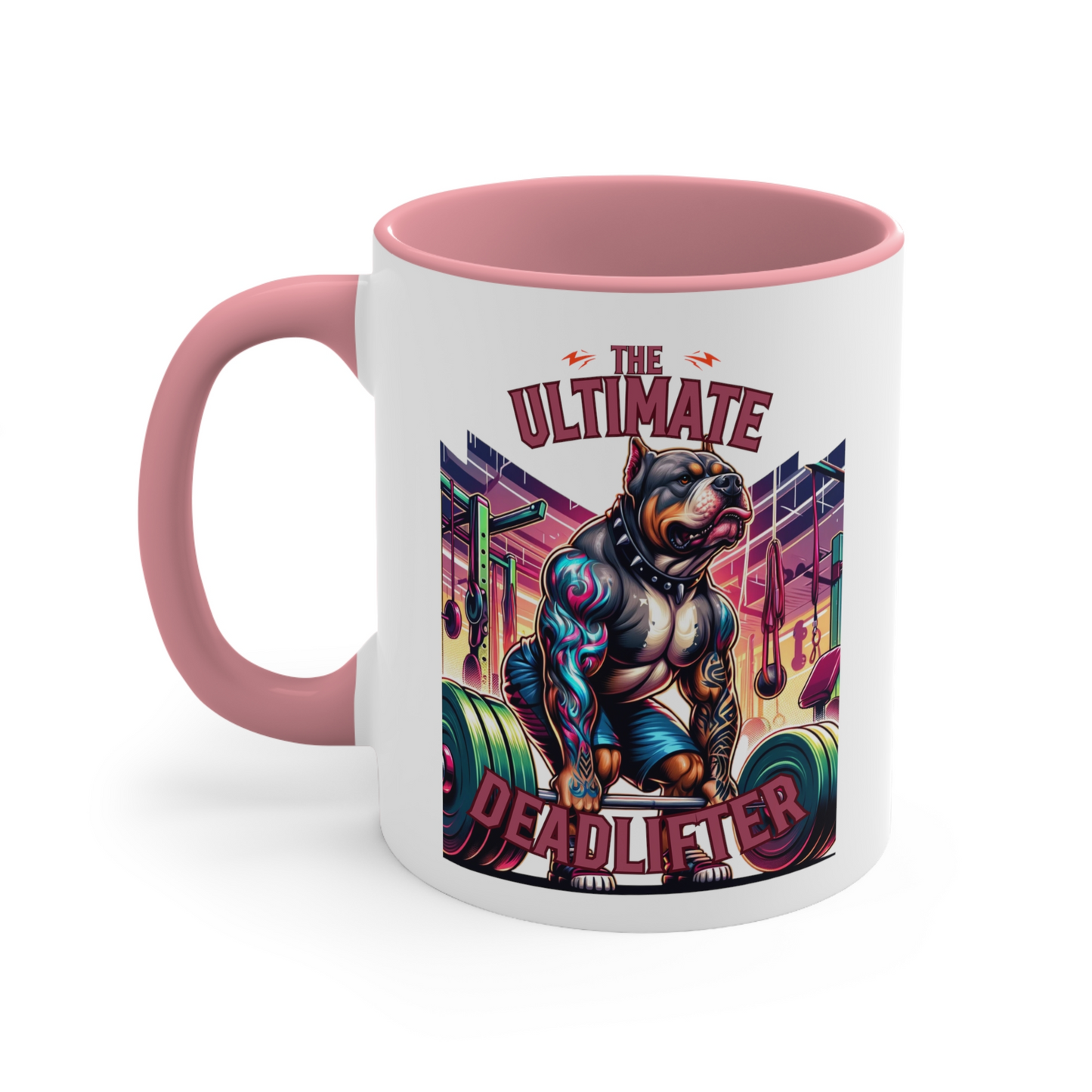 Rottweiler "The Ultimate Deadlifter" Ceramic Mug, (11oz, 15oz)